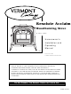 Vermont Castings Resolute Acclaim 2490 Homeowner's Installation And Operating Manual