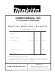 Makita MAC5200 Owner's Manual