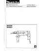 Makita HP2030 Instruction Manual