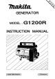 Makita G1200R Instruction Manual