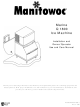 Manitowoc Q 1800 Installation And Use Manual