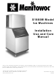 Manitowoc S1800M Installation Use And Care Manual