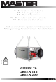 Master GREEN 115 Operation And Maintenance Manual