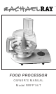Rachael Ray RRFP1A/T Owner's Manual