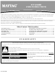 Maytag MIM1554WRS - Ice Maker User Instructions