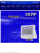 Philips 107P User Manual