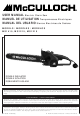 McCulloch 6096-210908(2) User Manual