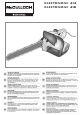 McCulloch Electramac 95390053200 Instruction Manual