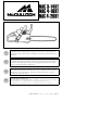 McCulloch MAC 3-14XT User Manual