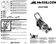 McCulloch 4051CM Instruction Manual