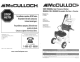 McCulloch 7096-280105 User Manual