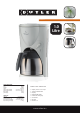 Butler Coffee Maker with Thermos 645-071 Specifications