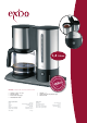 Melissa Coffee Maker, Brushed Stainless Steel 245-043 Brochure