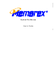 Memorex Optical Pro User Manual