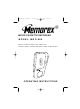 Memorex MB2186AOM Operating Instructions Manual