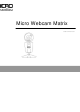 Micro Innovations Micro Webcam Matrix User Manual