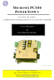 Micro Technic Micronix PV-5127 Installation And User Manual