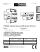 Middleby Marshall PS360-L Owner's Operating And Installation Manual