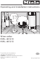 Miele KWL 4812 S Operating And Installation Instructions