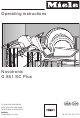 Miele NOVOTRONIC G 851 Operating Instructions Manual