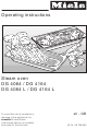 Miele DG 4164 Operating Instructions Manual