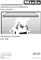 Miele DA 250 Operating And Installation Instructions