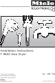 Miele T 9822 Installation Instructions Manual