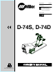 Miller Electric D-74S Owner's Manual