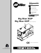 Miller Electric Big Blue 302P Owner's Manual