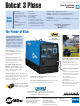 Miller Electric Bobcat 3 Phase Specifications