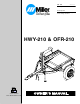 Miller Electric HWY-210 Owner's Manual