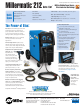 MILLER ELECTRIC MILLERMATIC 212 OWNER'S MANUAL Pdf Download | ManualsLib