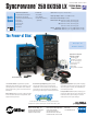 Miller Electric Welding Generator 250 DX Brochure & Specs