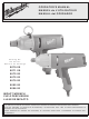 Milwaukee Impact Wrench Operator's Manual