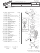 Milwaukee 8911 Service Parts List