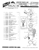 Milwaukee 8912 Service Parts List