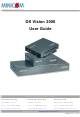Minicom DS Vision 3000 User Manual
