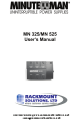 Minuteman MN 325/MN 525 User Manual