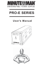 Minuteman PRO-E User Manual
