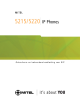 Mitel SIP 5215-5220 User Manual