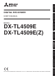 Mitsubishi Electric DX-TL4509E User Manual