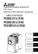 Mitsubishi FR-S500 Instruction Manual