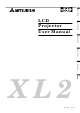 Mitsubishi XL2 User Manual