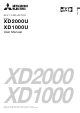 Mitsubishi Electric XD1000 User Manual