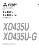 Mitsubishi Electric XD435U-G User Manual