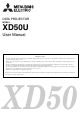 Mitsubishi Electric XD50 User Manual