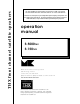 MK Sound S-5000THX Operation Manual