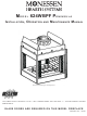 Monessen Hearth 624WBPF Peninsula Installation, Operation And Maintenance Manual