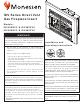 Monessen Hearth IDV SERIES IDV380NVC Installation And Operating Instructions Manual