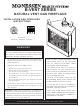 Monessen Hearth Natural Vent Gas Fireplace BBV400 Installation And Operating Instructions Manual